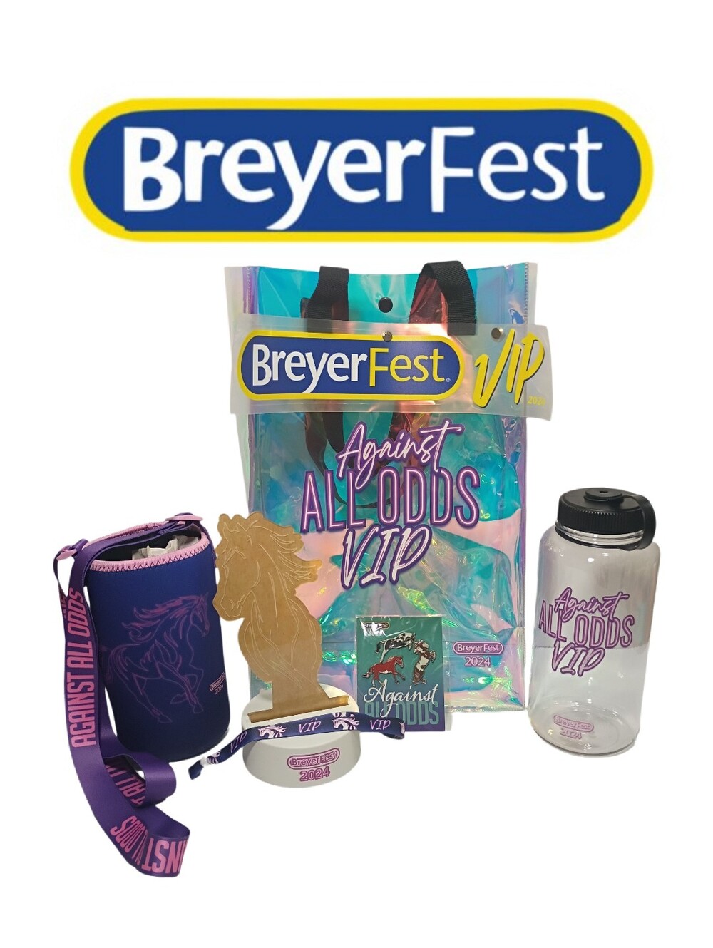 New BreyerFest 2024 VIP Swag Bag Bundle - Against All Odds Exclusive Merch Set